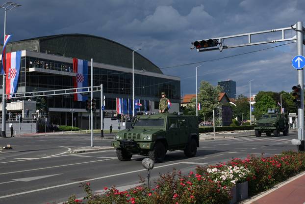 Zagreb: Svečani vojni mimohod u povodu 30 godina VRO Oluja