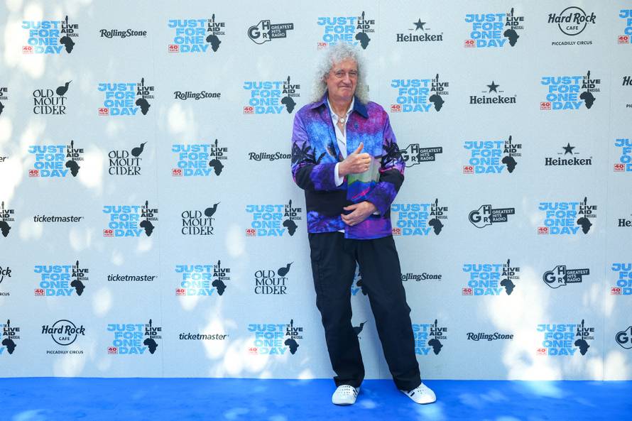 Special performance of the musical "Just For One Day" at the Shaftesbury Theatre, in London