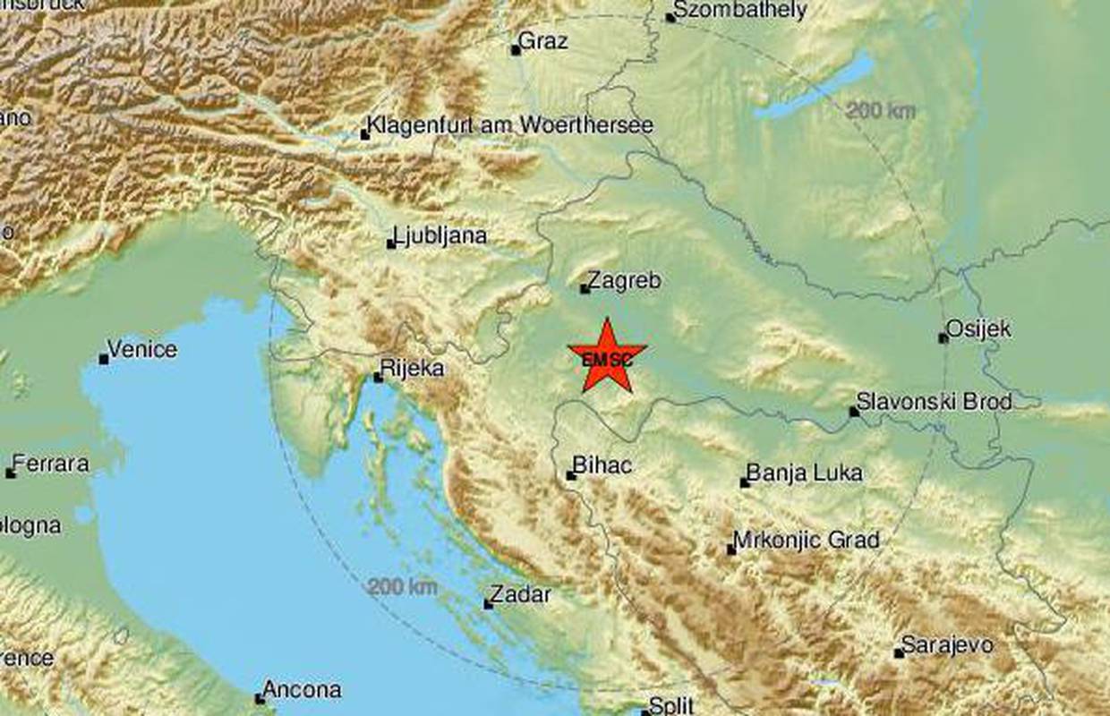 Novi slabiji potres u središnjoj Hrvatskoj: Zatreslo mi je krevet