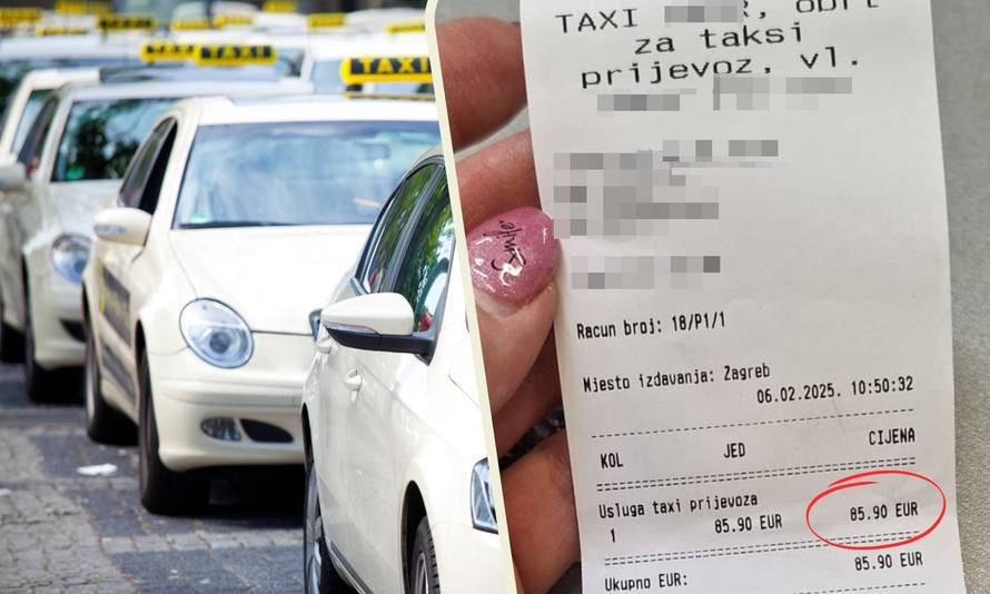 Ženi u Zagrebu naplatili 1506 € za vožnju od 1 kilometra! Ovo su najluđi računi za taksi kod nas