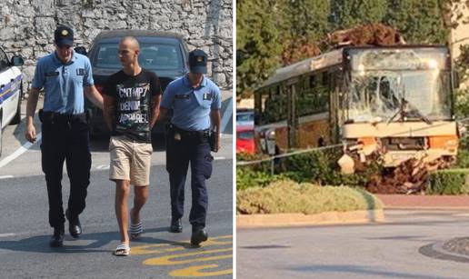 Pišonju priveli, Žuga nije kriv: Ukrao bus, vozio ga i rasturio