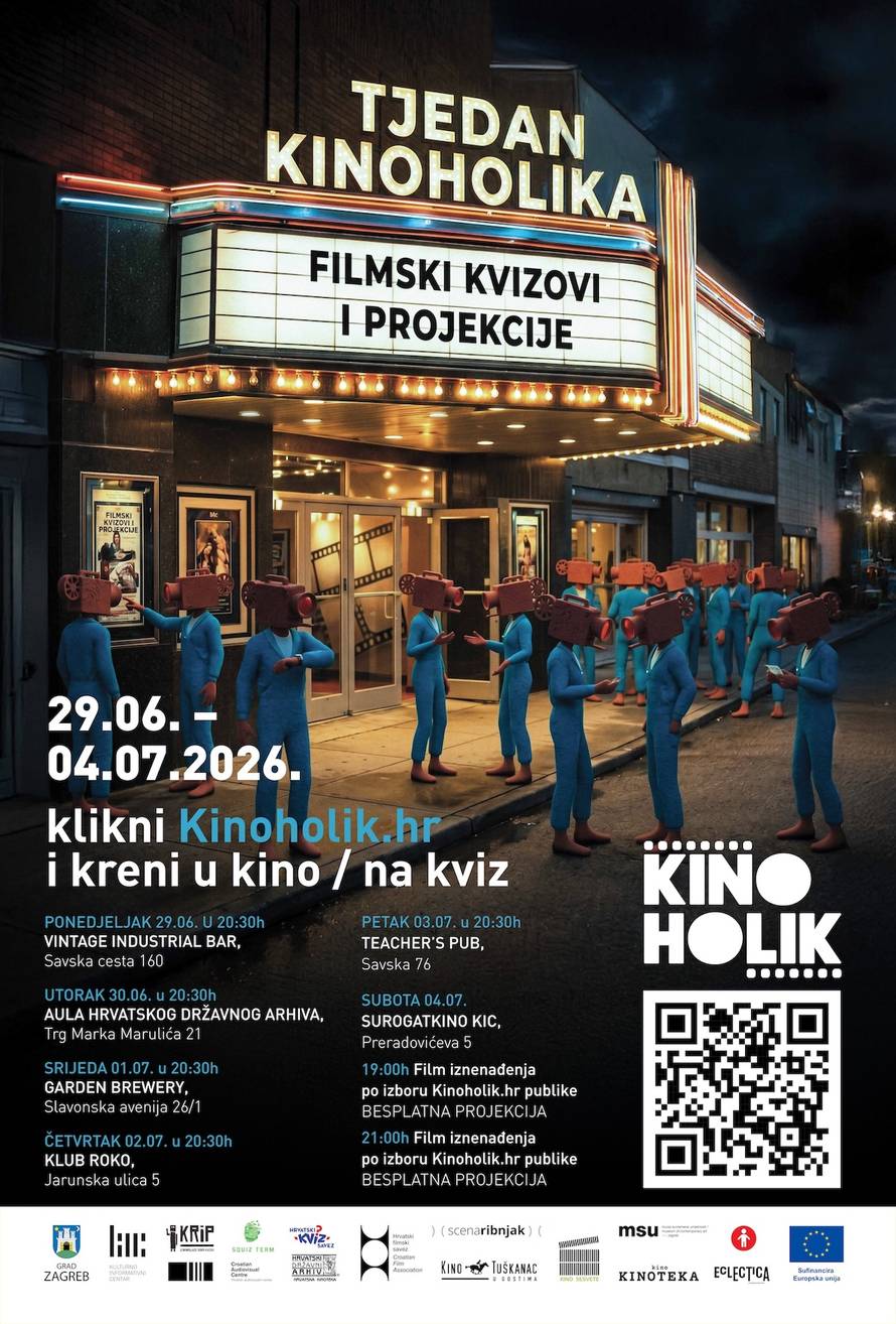 Tjedan Kinoholika: Uživanje uz filmske kvizove i projekcije