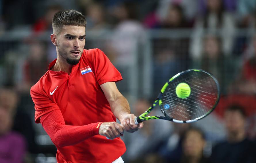 Varaždin: Davis cup, Dino Prizmi? - Elmer Moller