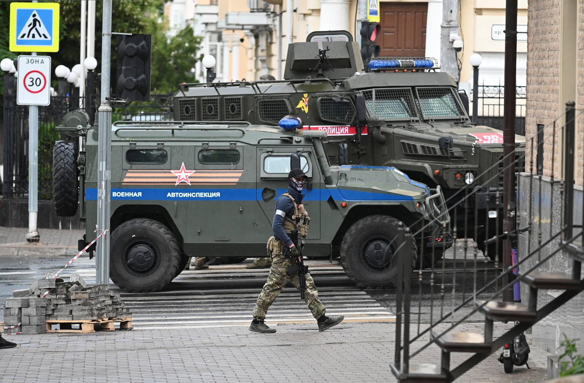 Wagner fighters deployed in Rostov-on-Don