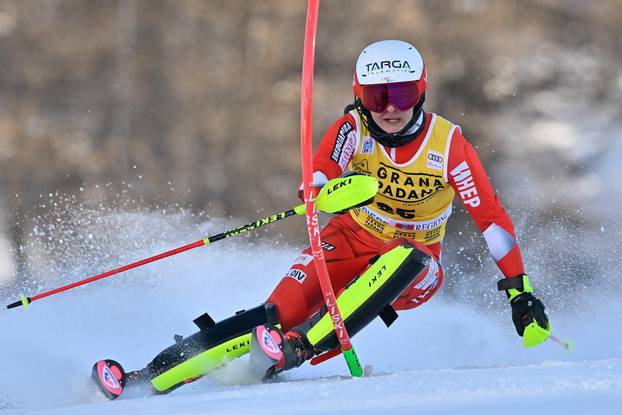 alpine ski race - 2022 Alpine Skiing World Cup - Women Slalom