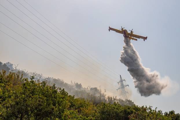 Vatrogasci se bore s po&zcaron;arom koji je buknuo u &Zcaron;upi dubrova&ccaron;koj