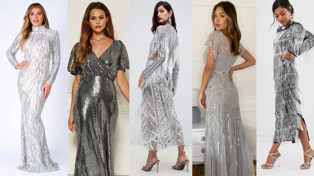 Kako da doslovno zablistate: Maksi haljine posute srebrom