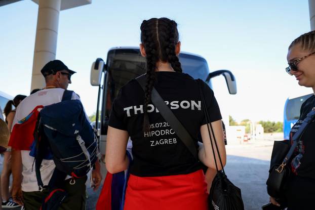 Zadar: Polazak na Thompsonov koncert