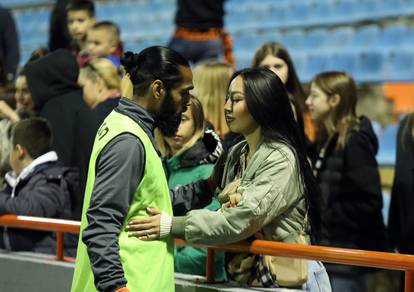 Nogometaš Šibenika Sandesh Jhingan s zaručnicom Ivannom Pavlovskom