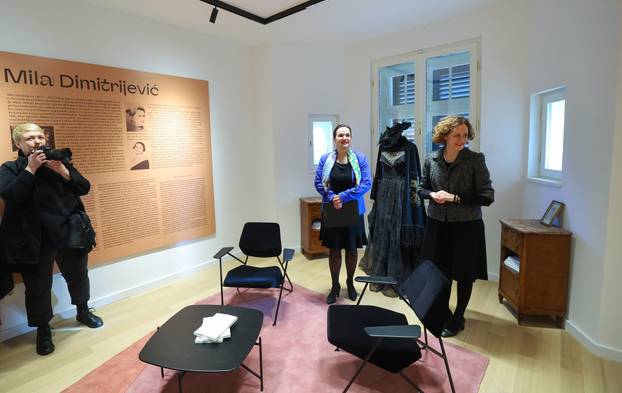 Zagreb: Otvorenje spomen kuće dramske umjetnice Mile Dimitrijević u Mesićevoj ulici