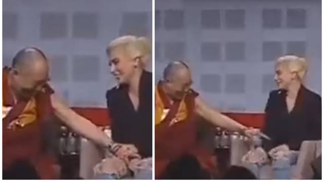 VIDEO Dalaj Lama je dodirivao nogu Lady Gage na neprimjeren način: Koliko nisko može pasti?