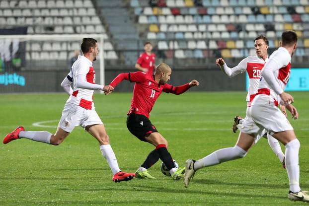 Rijeka: Kvalifikacijska utakmica između Hrvatske i Gruzije U-21 reprezentacije.