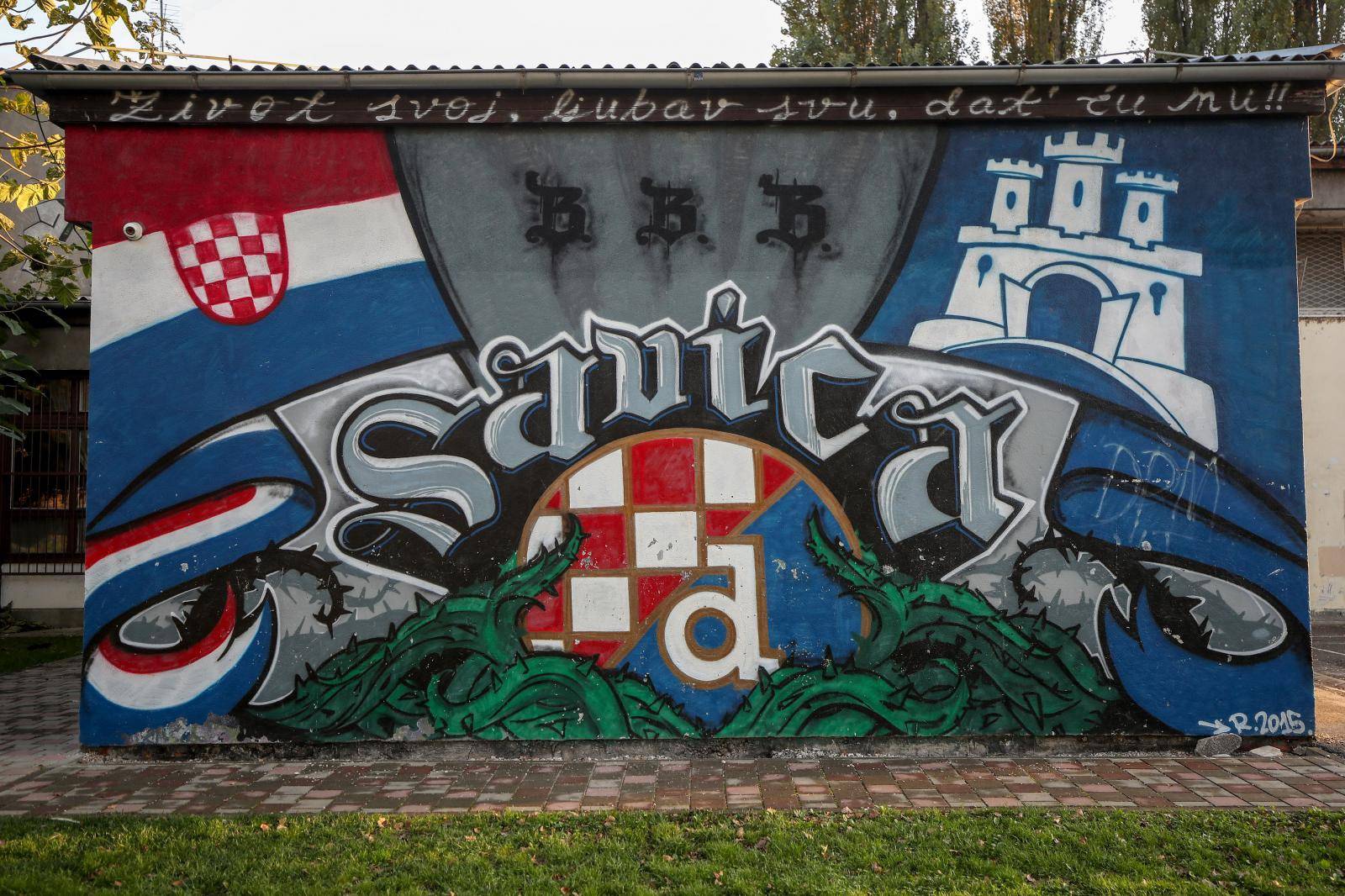 Zagreb: Murali i grafiti Bad Blue Boysa posvećeni Dinamu