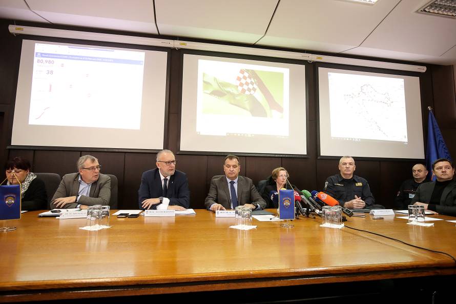 Zagreb: Konferencija za medije Nacionalnog stožera civilne zaštite o koronavirusu