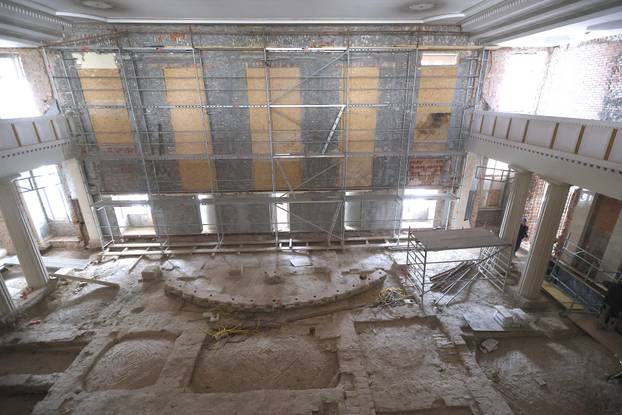 Zagreb: Gordan Jandroković obišao zgradu Hrvatskog sabora koja se obnavlja