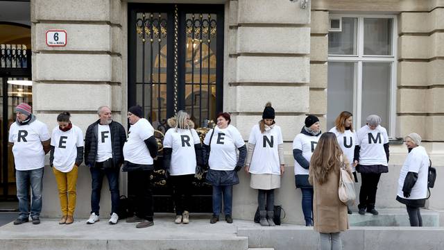 Zagreb: Sindikati i danas posvjeduju protiv mirovinske reforme