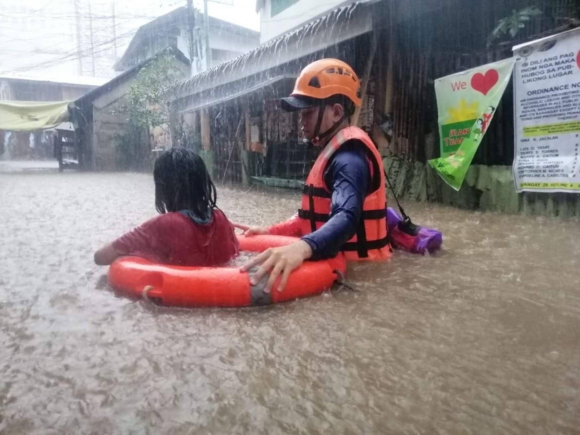 Aftermath of Typhoon Rai in the Philippines