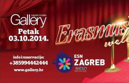 U Galleryju u petak ERASMUS 'Red Carpet' Welcoming Party 