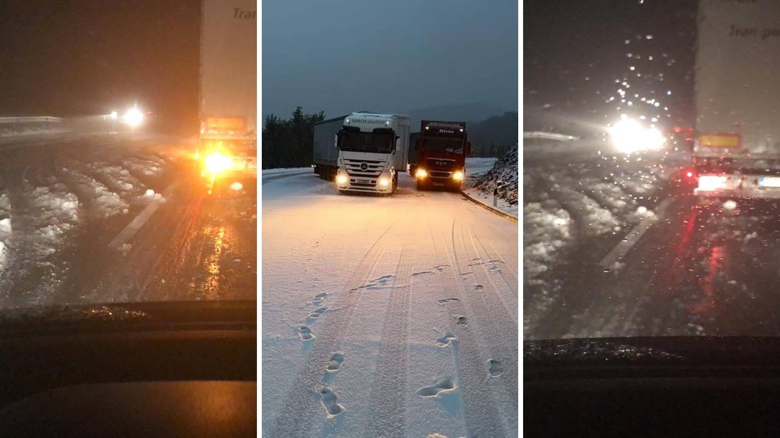 Snježni kaos na cestama: Još danas zimsko vrijeme, a onda...