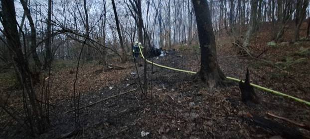 FOTO Vatrogasci objavili fotke, evo što je ostalo od MIG-a...