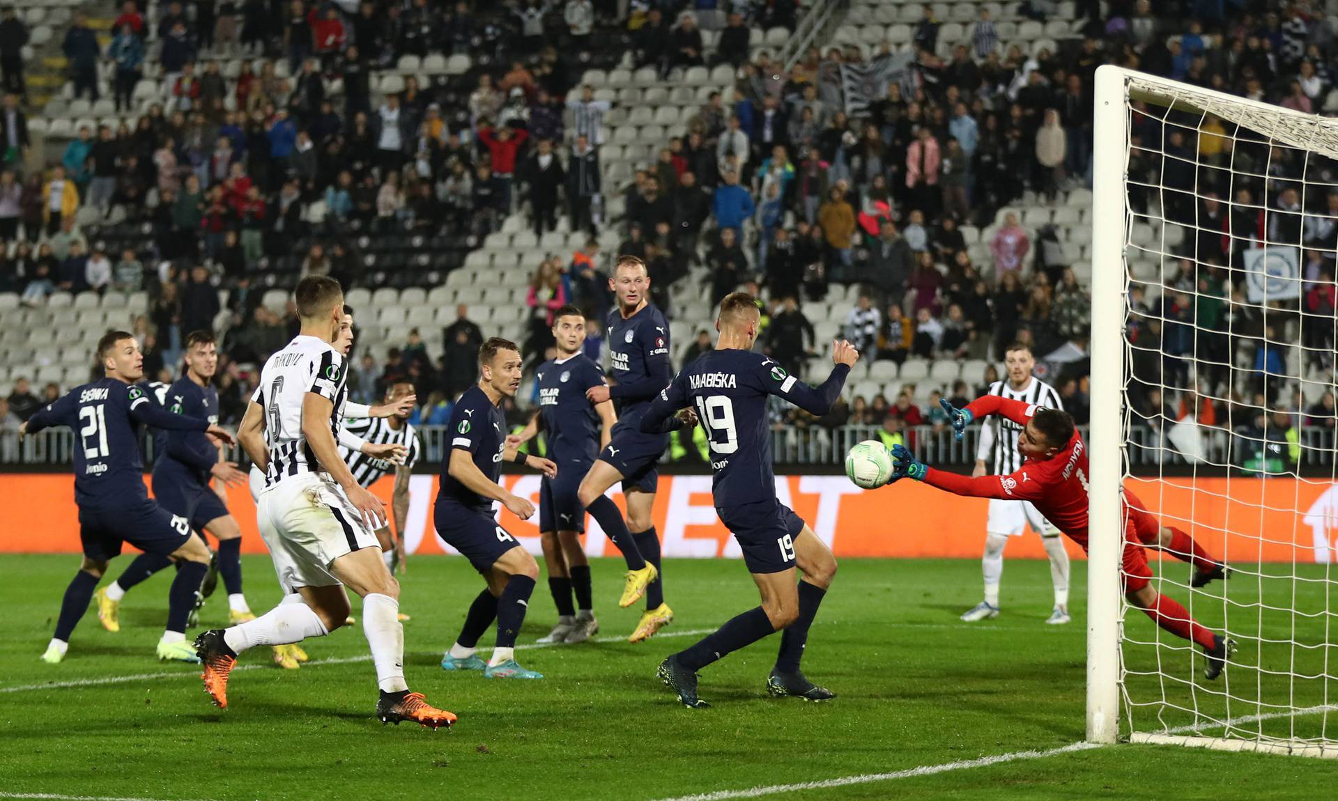 Europa Conference League - Group D - Partizan Belgrade v 1. FC Slovacko