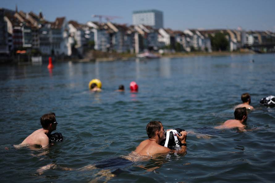 Vrućine u Švicarskoj.
