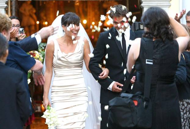 ARHIVA - 2008. Zagreb: Vjen?anje Nike Kranj?ara i Simone Fistri? u Crkvi sv. Ivana Krstitelja