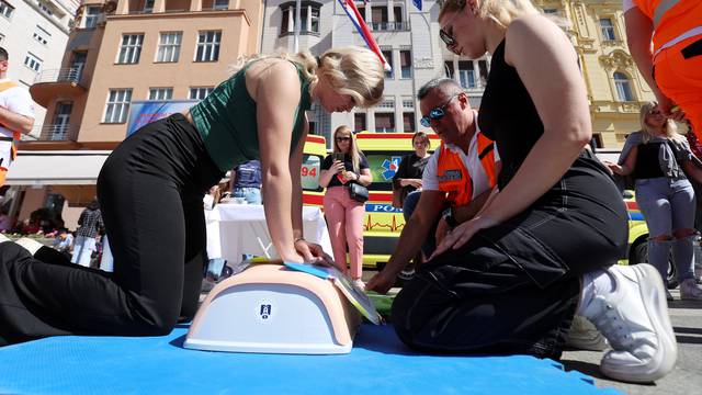 Zagreb: Javnozdravstvena akcija "Dan kada učimo spašavati živote"