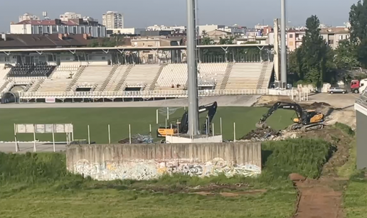 VIDEO Bageri konačno počeli rušiti Kranjčevićevu. Pogledajte kako to izgleda s druge strane