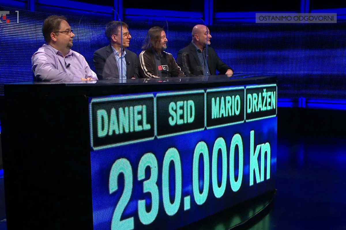 Poznate face pobijedile Moranu u Potjeri, dobile 230.000 kuna