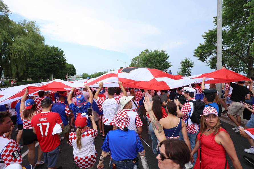 SP 2026 Toronto: Navijači razvili veliku hrvatske zastavu na uoči utakmice s Portugalom