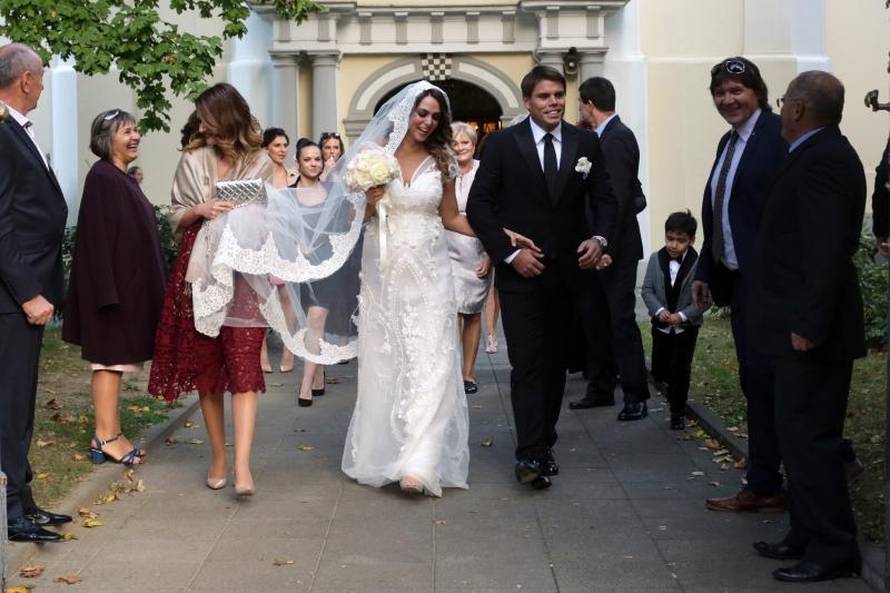 Vjenčali se Ognjen Vukojević i Andreja Ćupor, kum da Silva