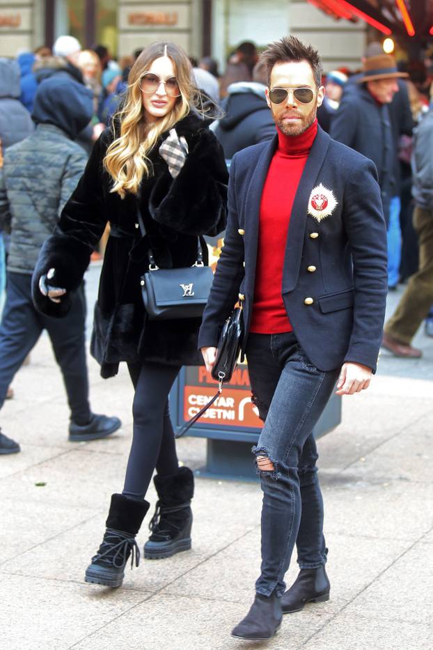 Zagreb: Marko Grubni? prošetao gradom u društvu prijateljice