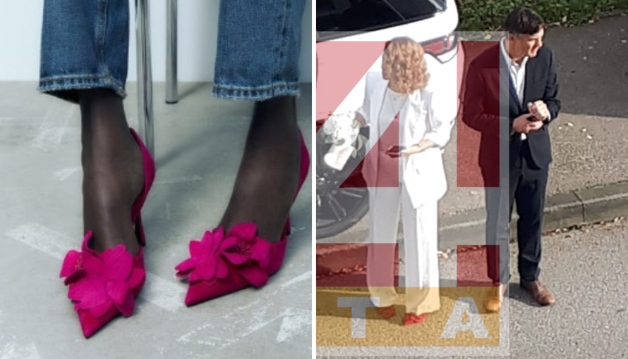 Doris Pinčić udala se u bijelom odijelu. Evo gdje je kupila štikle koje su privukle pažnju mnogih