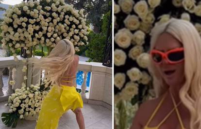 Spužva Bob Karleuša dobila je ruže, grudi uvukla u mini bikini: 'Dolazim ti kao ruska mafija!'