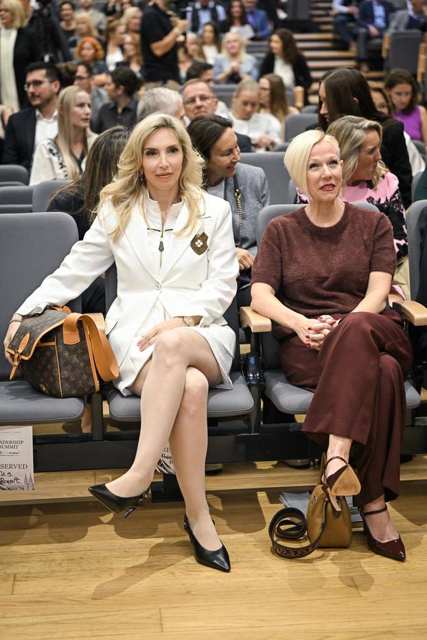 Zagreb: Američka veleposlanica Nicole McGraw od glave do pete u Louis Vuitton kombinaciji na Freedom 250 Leadership Summitu