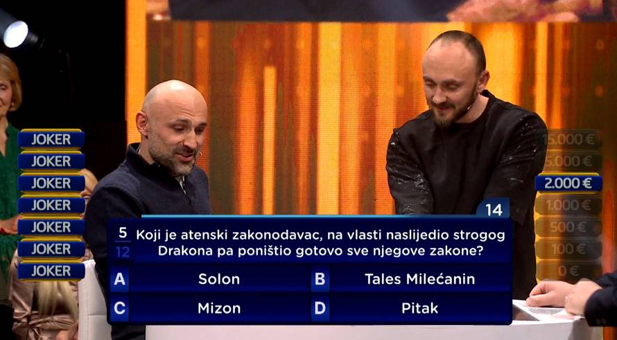 Znate li vi odgovore? Dejan iz 'Jokera' otišao s 15.000 eura...