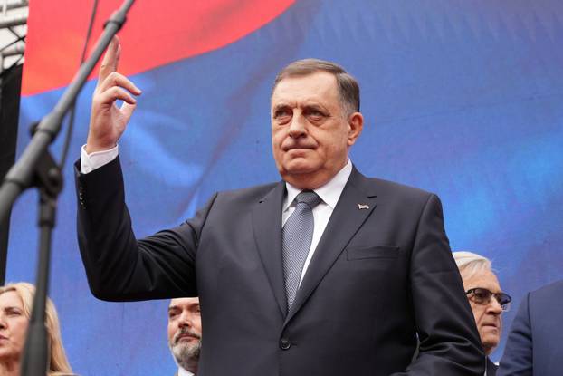 Banja Luka: Skup podrške Miloradu Dodiku nakon izricanja presude