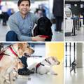 Psi pomagači na obuci prvi put na Zračnoj luci Franjo Tuđman