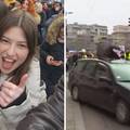 Manijak je udario autom, ali ona je tu: Studentica Sonja se vratila na prosvjede u Srbiji!