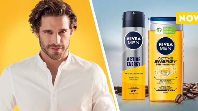 Aktivan početak dana uz NIVEA MEN Active Energy proizvode