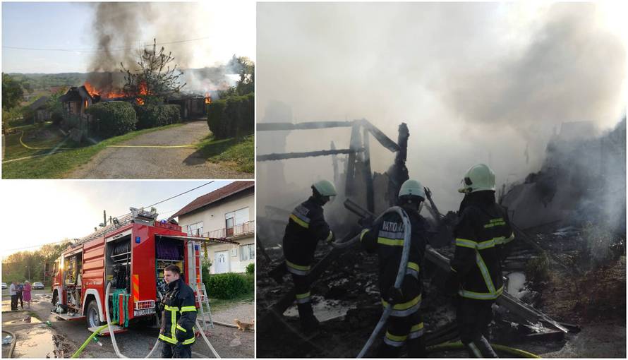 Dvije kuće izgorjele do temelja: Umirovljenici ostali bez svega