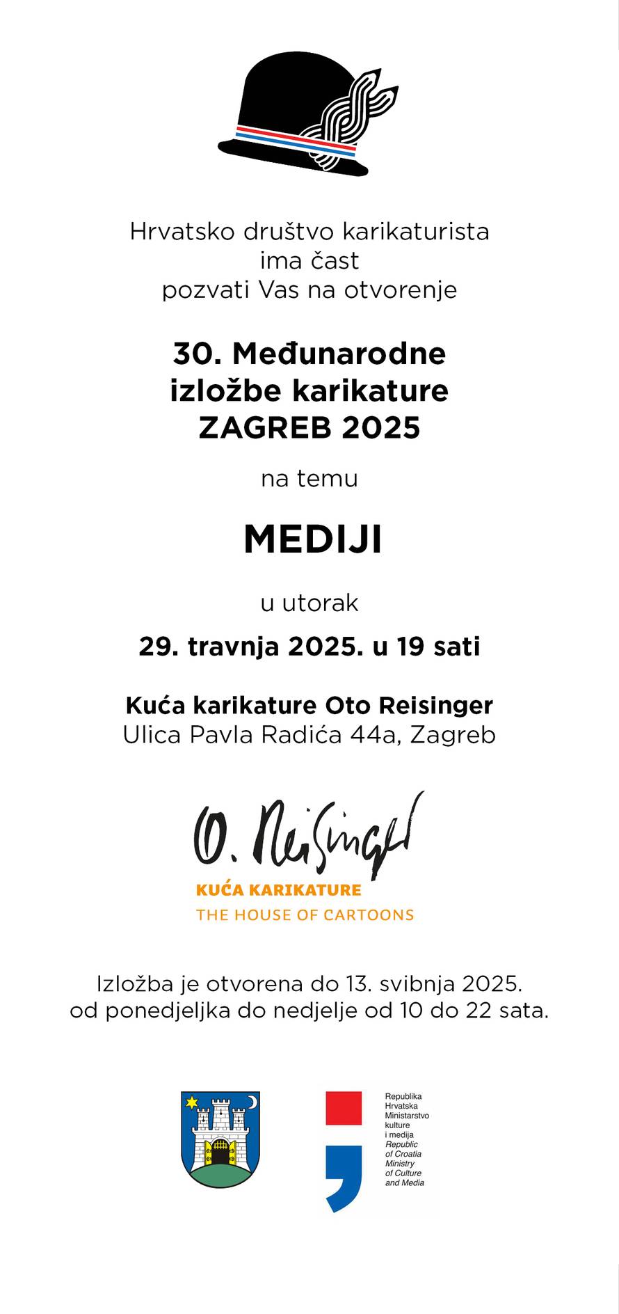 Elita karikaturista izlagat će idućeg utorka u Zagrebu...