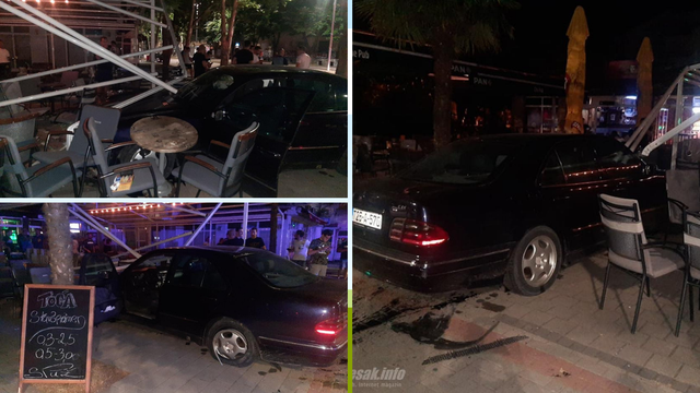 Mostar: Uletio Mercedesom u terasu kafića, skroz je uništio