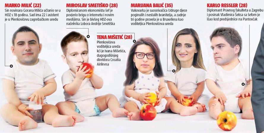 Plenkijev vrtić: Šef se okružio mladim stranačkim  nadama...