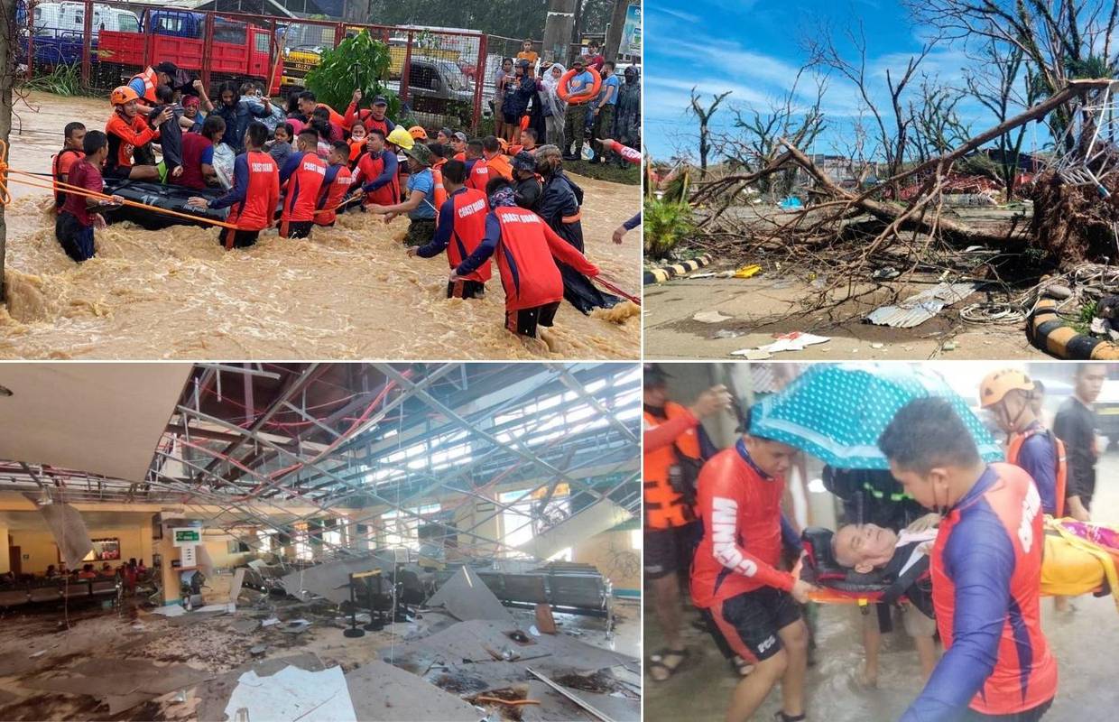 Tajfun Rai poharao je Filipine: Preko 140 poginulih, još traju potrage za preživjelima