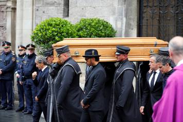 Niki Lauda's funeral ceremony at St Stephen's cathedral in Vienna