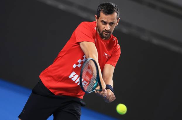 Vara&zcaron;din: Trening tenisa&ccaron;a uo&ccaron;i susreta na Davis Cupu izme&dstrok;u Hrvatske i Danske