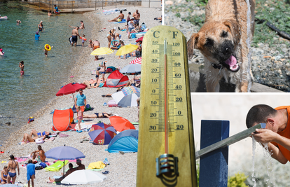 Žuto upozorenje: Danas suho i vruće. Od sutra novi toplinski val, 'pržit' ćemo se na plus 40°!