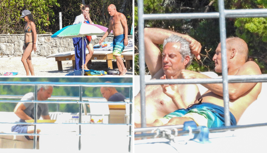 Woody Harrelson i bubnjar Lars Urlich odigrali partiju šaha, a onda otišli na kupanje s ekipom